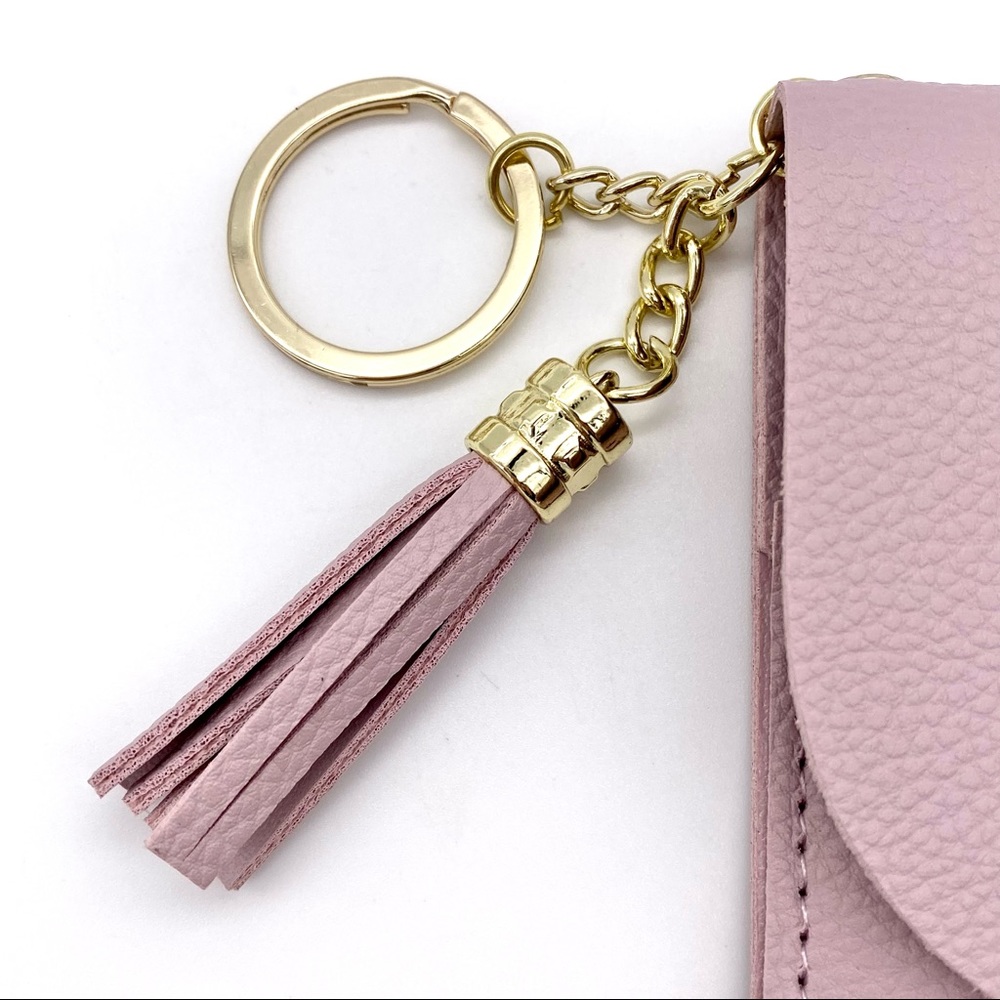 NWT Lark & Ives Vegan Leather Card Purse Wallet in Lavender Fog - Picture 10 of 15